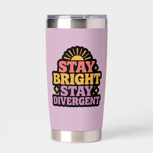 Bleib hell, bleib divergent thermobecher (Vorderseite)