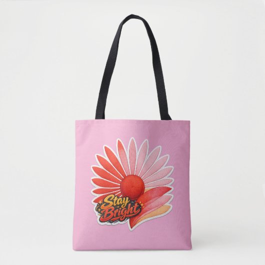 🌸 Bleib Hell Daisy-Tragetasche Tasche (Vorderseite)