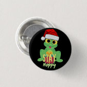 Bleib Hoppy Button (Vorne & Hinten)