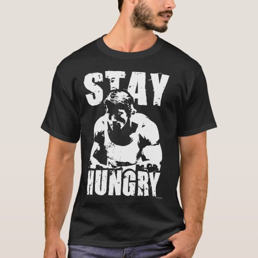Bleib hungrig vintage T-Shirt (Vorderseite)
