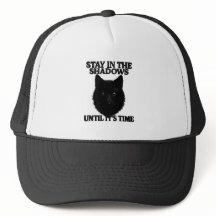 Bleib in den Schatten Wolf Trucker Hut