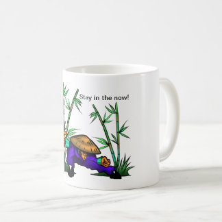 Bleib in der Gegenwart! Kaffeetasse
