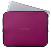 "Bleib in der Schule" Elektronik-Tasche Laptopschutzhülle (Vorderseite)