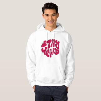 BLEIB KOMISCH – Trendige Retro-Typografie Hoodie