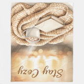 Bleib Kuschelig Fleece-Decke Fleecedecke (Vorderseite)