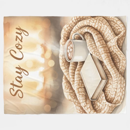 Bleib Kuschelig Fleece-Decke Fleecedecke (Vorderseite (Horizontal))