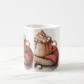 Bleib Kuschelig - Wasserfarben Winter Tasse (Mittel)