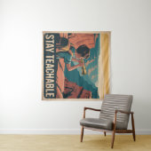 Bleib Lernfähig Wandteppich (Beispiel (Horizontal))