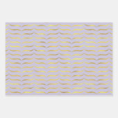 Bleib Lila und Gold Geschenkpapier Set (Vorderseite 2)