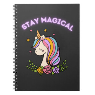 Bleib Magisches Einhorn Notizblock
