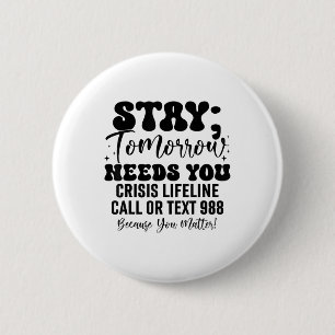 Bleib Morgen Braucht Dich 988 Suizidprävention Awa Button