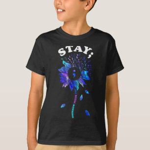 Bleib Morgen Braucht Dich Sonnenblume Suizidbewuss T-Shirt