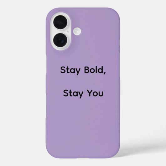 Bleib Mutig iPhone-Hülle Case-Mate iPhone Hülle (Rückseite)