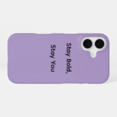 Bleib Mutig iPhone-Hülle iPhone 16 Hülle (Rückseite (Horizontal))