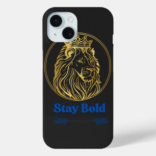 Bleib Mutig – Königliches Löwenkönig-Design Symb Case-Mate iPhone Hülle