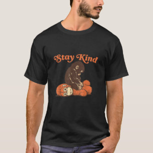Bleib nett Baby-Affe Punch-Plüsch SüßLustiges Tier T-Shirt
