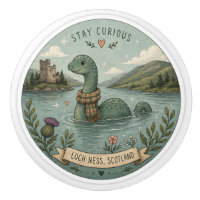 Bleib neugierig gemütlich Kryptid Nessie Loch Ness