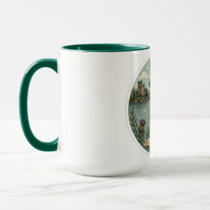 Bleib neugierig gemütliches Kryptid Nessie Loch Ne Tasse