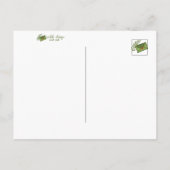 Bleib neugierig Postkarte (Rückseite)