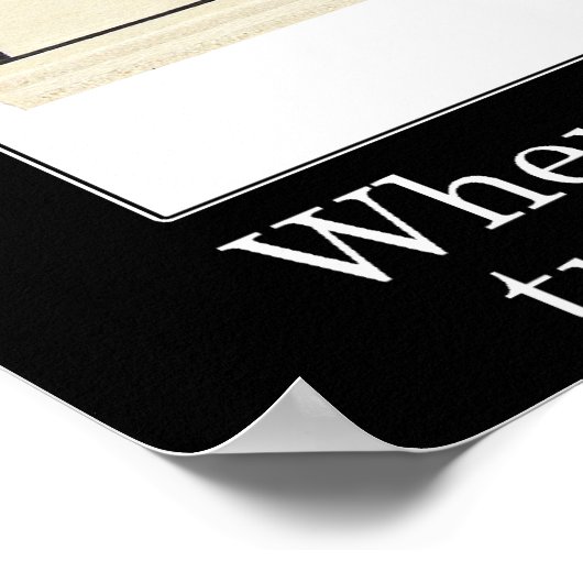 Bleib nicht im Rattenrennen (L) stecken Poster (Ecke)