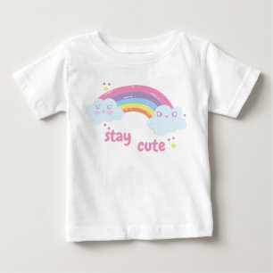 Bleib niedlich baby t-shirt