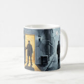 Bleib oder Geh Konflikt Szenen Poster Kaffeetasse (VorderseiteRechts)