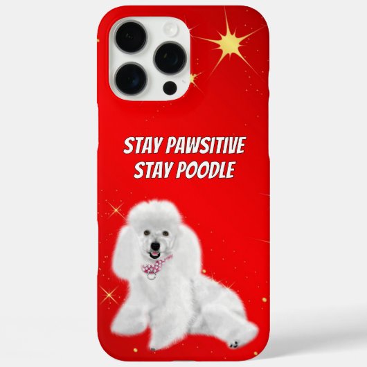 Bleib Pawsitiv Case-Mate iPhone Hülle (Rückseite)