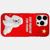 Bleib Pawsitiv Case-Mate iPhone Hülle (Rückseite (Horizontal))