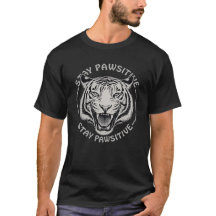 Bleib Pawsitiv Gepard Gesicht Zitat süß
