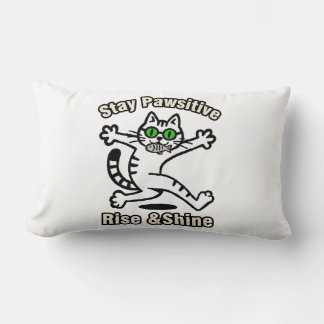 Bleib Pawsitiv Katze Lendenkissen