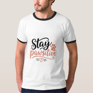 Bleib Pawsitiv T-Shirt