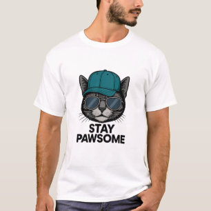 Bleib Pfotig – Katzen Edition T-Shirt