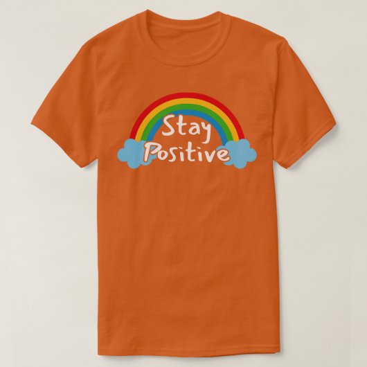 Bleib positiv 1 T-Shirt (Design vorne)