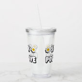 Bleib positiv acryltrinkbecher (Links)