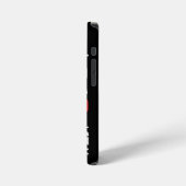 Bleib positiv | Aufmunternde iPhone 12 Mini Hülle (Linke Seite)
