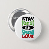 Bleib positiv button (Vorne & Hinten)