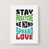 Bleib positiv button (Vorderseite)