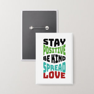 Bleib positiv button