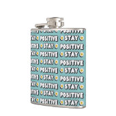 Bleib positiv flachmann (Links)