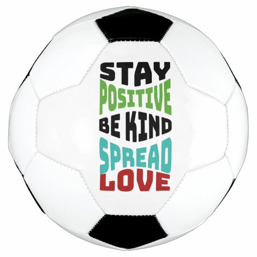 Bleib positiv fußball (Vorderseite)