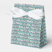 Bleib positiv geschenkschachtel (Vorderseite)