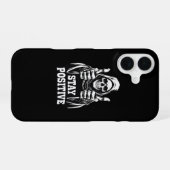 Bleib positiv iPhone 16 hülle (Rückseite (Horizontal))
