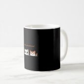 Bleib positiv kaffeetasse (VorderseiteRechts)
