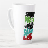 Bleib positiv milchtasse (Linke Ecke)