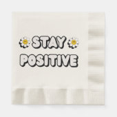 Bleib positiv serviette (Vorderseite)