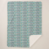 Bleib positiv sherpadecke (Vorderseite)