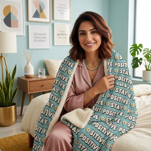 Bleib positiv sherpadecke