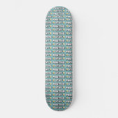 Bleib positiv skateboard (Vorderseite)
