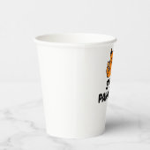 Bleib positiv süße Ginger-Katze Papiertasse Pappbecher (Rechts)