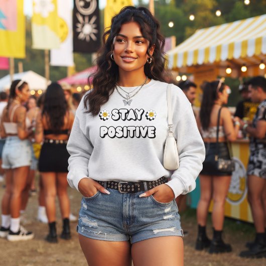 Bleib positiv sweatshirt